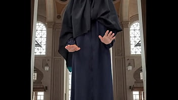 Percobaan Abaya & Hijab Yang Menggoda